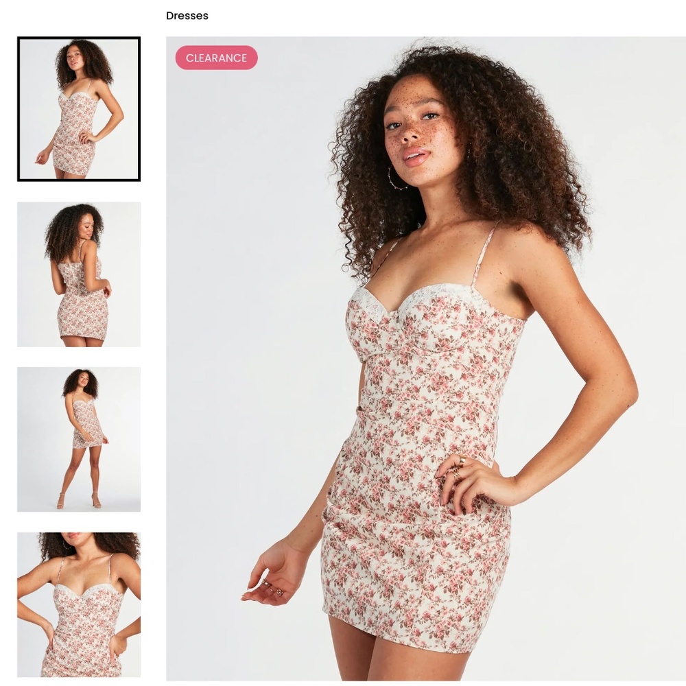 Size small floral windsor dress NWT